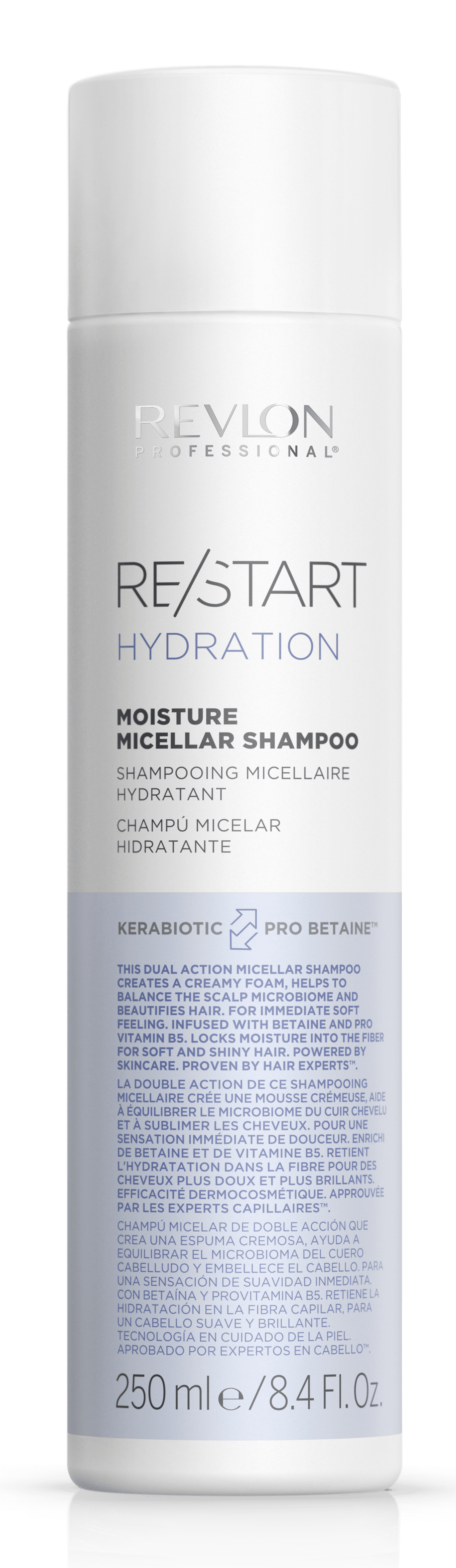 Revlon Restart - Champú Micelar HYDRATION para cabello seco 250 ml