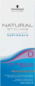 Schwarzkopf Profesional - KIT Permanente Natural Styling GLAMOUR WAVE nº0 (cabelos resistentes) 180 ml