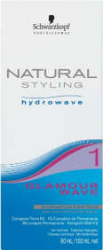 Schwarzkopf Profesional - KIT Permanente Natural Styling GLAMOUR WAVE nº1 (cabelos naturais) 180 ml