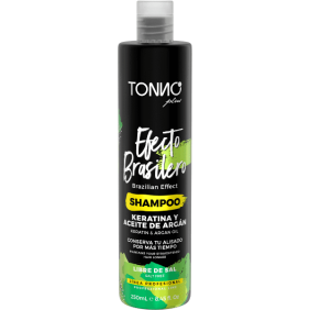 Tonno Plus - Champú EFECTO BRASILERO con Keratina y Aceite de Argán 250 ml