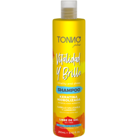 Tonno Plus - Champú VITALIDAD Y BRILLO con Keratina Hidrolizada 250 ml