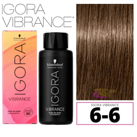 Schwarzkopf - Tinte Igora Vibrance 6-6 Rubio Oscuro Chocolate 60 ml (demipermanente)