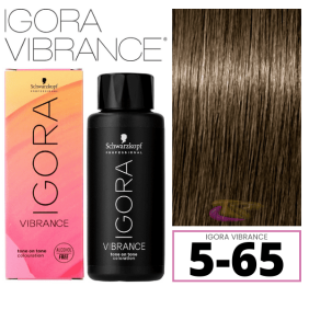 Schwarzkopf - Tinte Igora Vibrance 5-65 Castaño Claro Chocolate Dorado 60 ml (demipermanente)