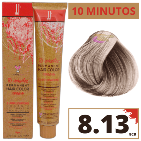 JJ`s - Tinte 10 MINUTOS Nº 8.13 Rubio Claro Beige Frío (8CB) 100 ml