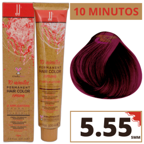 JJ`s - Tinte 10 MINUTOS Nº 5.55 Castaño Claro Caoba Intenso (5MM) 100 ml