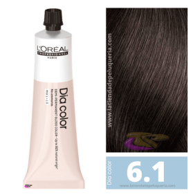L`Oréal - Coloración DIA COLOR 6.1 Rubio Oscuro Ceniza (sin amoniaco) 60 ml