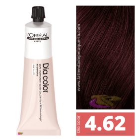 L`Oréal - Coloración DIA COLOR 4.62 Castaño Rojo Irisado (sin amoniaco) 60 ml