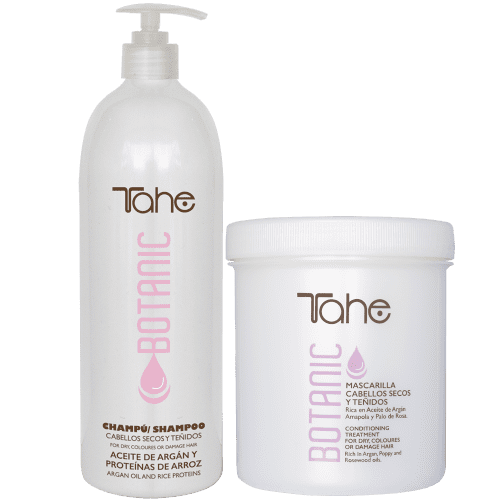 Tahe Botanic - Pack promoção champô botanic nutritivo 1000 ml + máscara hidratante botanic reparadora 700 ml (FORMATO ECONÓMICO GIGANTE edição limitada)