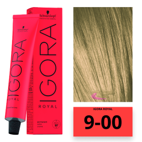 Schwarzkopf - Coloração Igora Royal 9/00 Louro Muito Claro Extra 60 ml