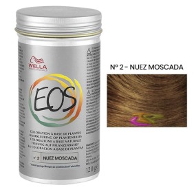 Wella - Tinta Coloração Vegetal EOS Tom Natural Nº II NOZ MOSCADA 120 gramas