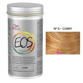 Wella - Tinta Coloração Vegetal EOS Tom Moda Nº V CURRY 120 gramas