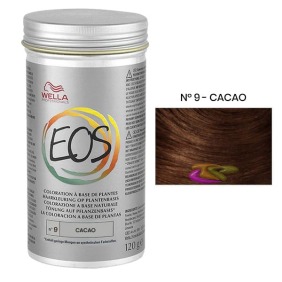 Wella - Tinta Coloração Vegetal EOS Tom Moda Nº IX CACAU 120 gramas