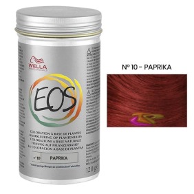 Wella - Tinta Coloração Vegetal EOS Tom Moda Nº X PAPRIKA 120 gramas