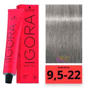 Schwarzkopf - Coloração MATIZADORA DE MECHAS Igora Royal 9,5 22 Azul Claro 60 ml