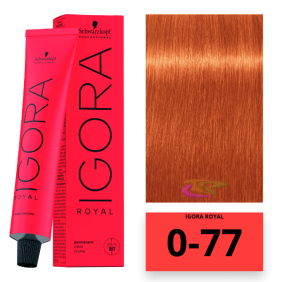 Schwarzkopf - Coloração Igora Royal 0/77 Intensificador Cobre 60 ml