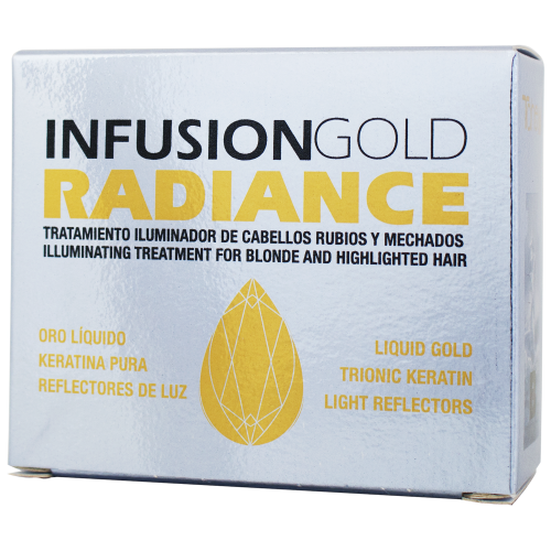 Tahe Botanic - INFUSÃO GOLD RADIANCE 2X10 ML (Tratamento iluminador de cabelos louros e com mechas)