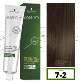Schwarzkopf - Coloração ESSENSITY Sem Amoníaco Cedro 7-2 Louro Médio Fumaça 60 ml 