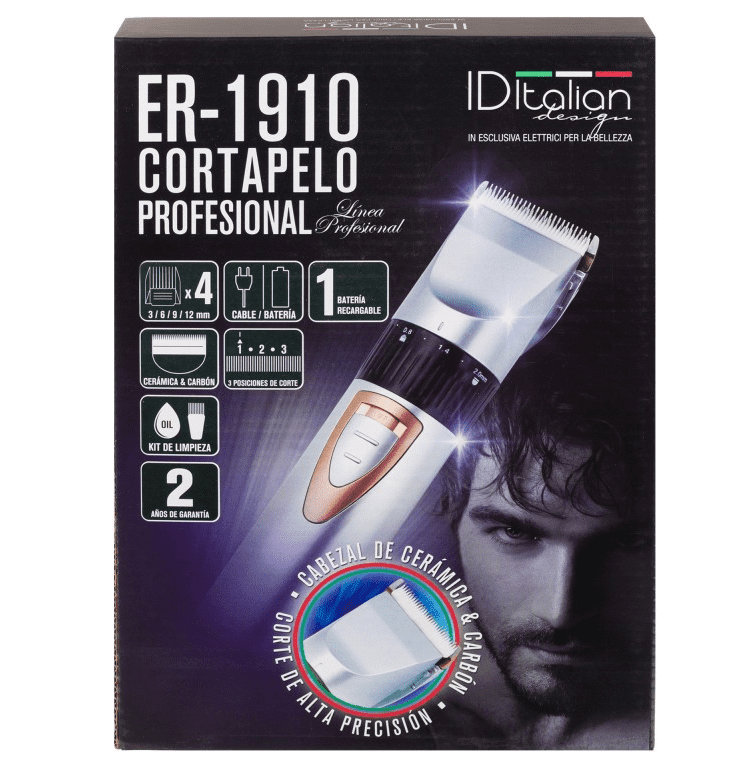 Italian Design - Máquina para cortar cabelo profissional ER1910 (IDEER1910)