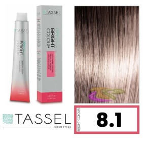 Tassel - Coloração BRIGHT COLOUR com Argão e Queratina Nº 8.1 LOURO CLARO CINZA 100 ml (03968)