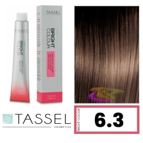 Tassel - Coloração BRIGHT COLOUR com Argão e Queratina Nº 6.3 LOURO ESCURO DOURADO 100 ml (03976)