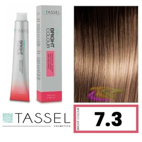 Tassel - Coloração BRIGHT COLOUR com Argão e Queratina Nº 7.3 LOURO MÉDIO DOURADO 100 ml (03975)