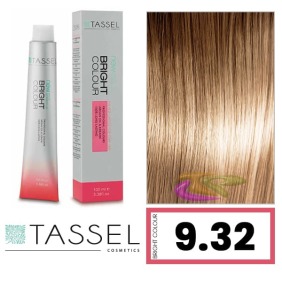 Tassel - Coloração BRIGHT COLOUR com Argão e Queratina Nº 9.32 LOURO MUITO CLARO BEGE 100 ml (03978)