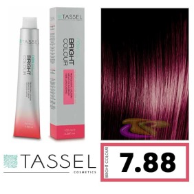 Tassel - Coloração BRIGHT COLOUR com Argão e Queratina Nº 7.88 PÚRPURA ARDENTE 100 ml (03996)