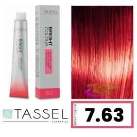 Tassel - Coloração BRIGHT COLOUR com Argão e Queratina Nº 7.63 PICOTA 100 ml (03986)