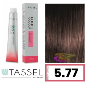 Tassel - Coloração BRIGHT COLOUR com  Argão e Queratina Nº 5.77 BROWN CHOCOLATE 100 ml (03982)