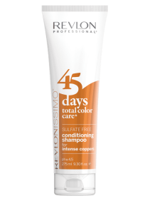 Revlon - Champô e Condicionador 2 em 1 Total Color Care 45 days INTENSE COPPERS 275 ml