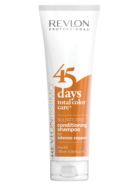 Revlon - Champô e Condicionador 2 em 1 Total Color Care 45 days INTENSE COPPERS 275 ml