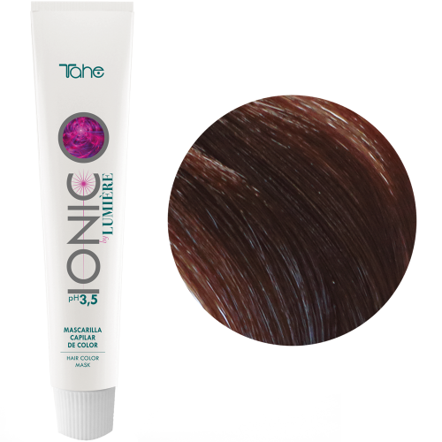 Tahe Ionic - Máscara de Coloração de tratamento para os cabelos Tom Brown 100 ml 