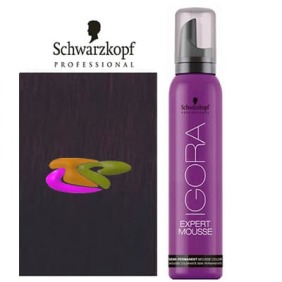 Schwarzkopf - Coloração mousse semi permanente 5-99 Castanho Claro Violeta Intenso 100 ml