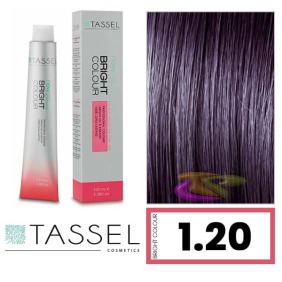 Tassel - Coloração BRIGHT COLOUR com Argão e Queratina Nº 1.20 PRETO ROXA 100 ml (04339)