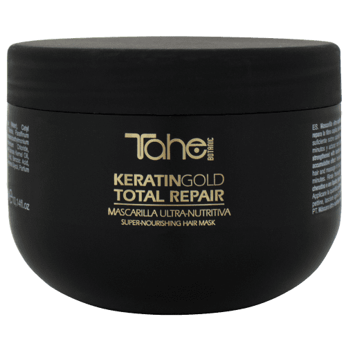 Tahe Botanic - Máscara Keratin Gold TOTAL REPAIR ultra nutritiva 300 ml