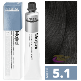 L`Oréal - Coloração MAJIREL 5.1 Castanho Claro Cinza 50 ml 