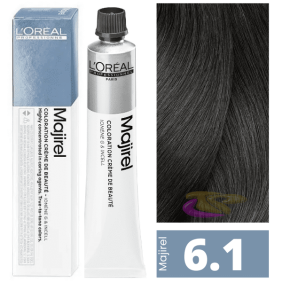 L`Oréal - Coloração MAJIREL 6.1 Louro Escuro Cinza 50 ml 