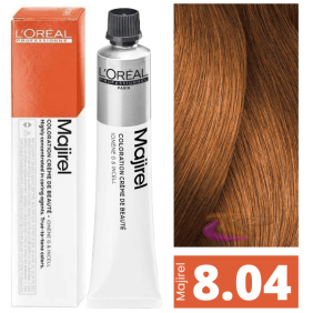 L`Oréal - Coloração MAJIREL 8.04 Louro Claro Natural Cobreado 50 ml 