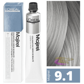 L`Oréal - Coloração MAJIREL 9.1 Louro Muito Claro Cinza 50 ml 