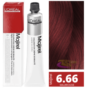 L`Oréal - Coloração MAJIROUGE 6.66 Louro Escuro Vermelho Intenso 50 ml 