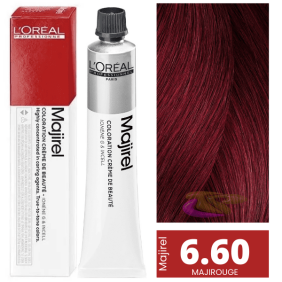 L`Oréal - Coloração MAJIROUGE 6.60 Louro Escuro Vermelho Profundo 50 ml 