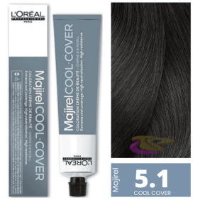 L`Oréal - Coloração MAJIREL COOL COVER 5.1 Castanho Claro Cinza 50 ml 