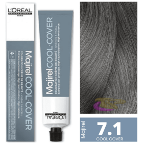 L`Oréal - Coloração MAJIREL COOL COVER 7.1 Louro Cinza 50 ml 