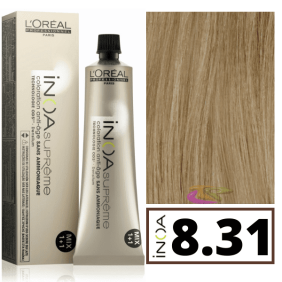 L`Oréal - Coloração INOA SUPREME sem amoníaco 8.31 de 60 ml 