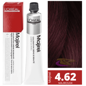 L`Oréal - Coloração MAJIROUGE C4.62 Castanho Avermelhado Iridescente 50 ml 