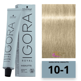 Schwarzkopf - Coloração Igora Royal HIGHLIFTS 10/1 Louro Platino Cinza 60 ml