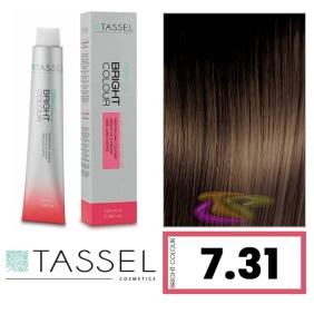 Tassel - Coloração BRIGHT COLOUR com Argão e Queratina Nº 7.31 LOURO MÉDIO DOURADO FRIO 100 ml (04609)