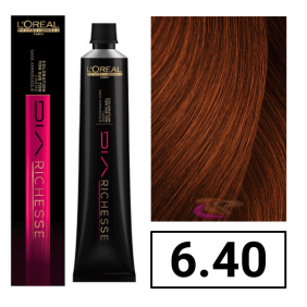 L`Oréal - Coloração DIARICHESSE 6.40 Louro Escuro Intenso sem amoníaco 50 ml