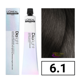 L`Oréal - Coloração DIALIGHT 6.1 Louro Escuro Cinza sem amoníaco 50 ml 