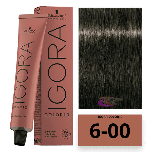 Schwarzkopf - Coloração COLOR Igora 10 Minutos 6-00 Louro Escuro Natural Intenso 60 ml 
